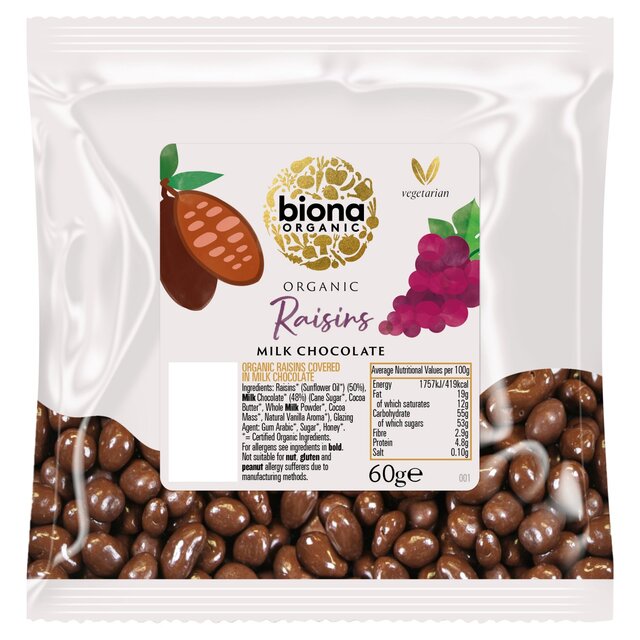 Biona Raisins bio Raisins Chocolate 60g