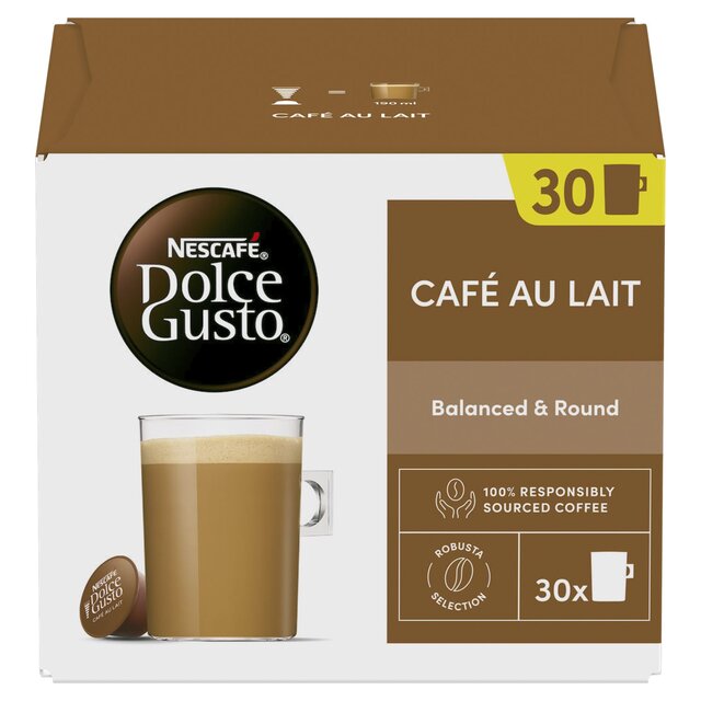 Nescafe Dolce Gusto Cafe Au Lait -Kapseln 30 pro Pack