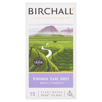Birchall Virunga Earl Grey Prism Tea Bags 15 per pack