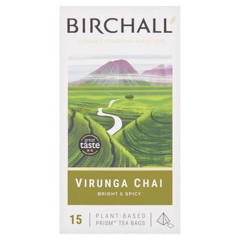 Birchall Virunga Chai Prism Tea Bags 15 per pack
