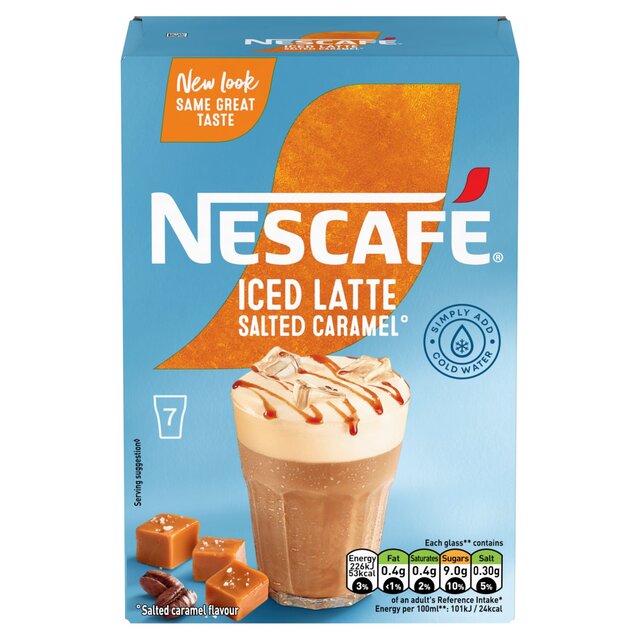 NESCAFE Gold Goled Caramel Latte 7 por paquete