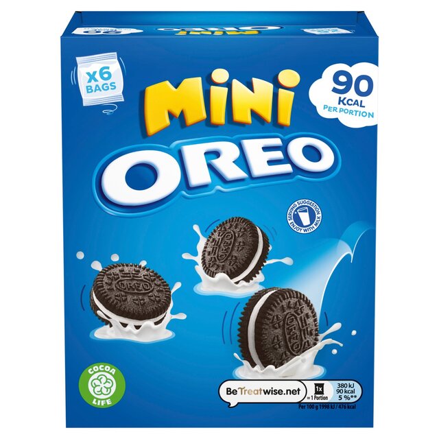 Oreo Mini Sandwich au chocolat Snack Snack Packs 6 x 25g