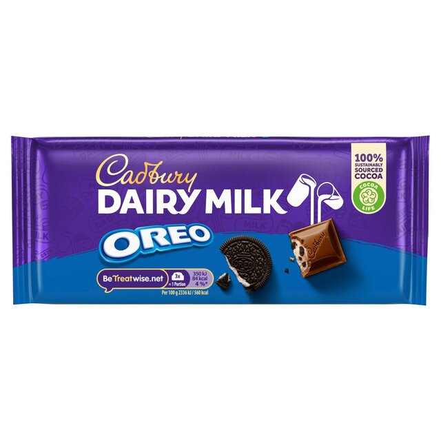 Cadbury Dairy Milk Oreo Chocolate Bar 120g