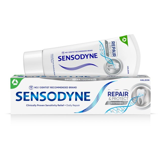 Réparation sensodée et protéger la réparation en profondeur blanchiment dentifrice sensible 75 ml