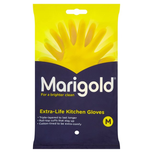 قفازات المطبخ Marigold Extra Life، مقاس متوسط، زوج واحد