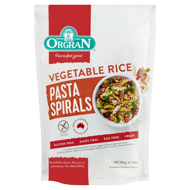 أورجران معكرونة أرز نباتية خالية من الغلوتين 250 جرام
