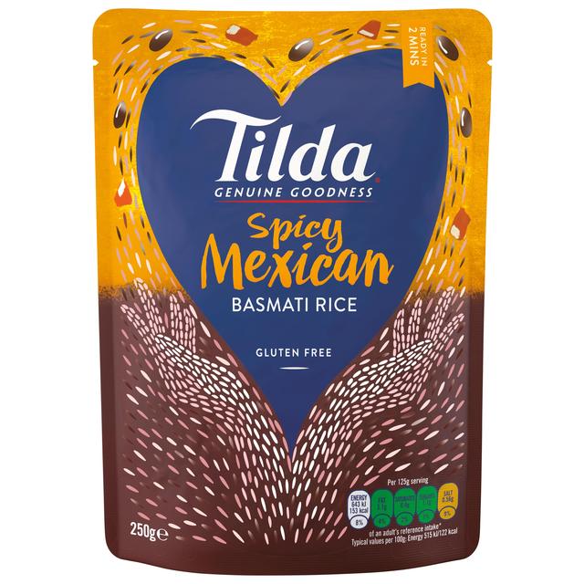 تيلدا ميكروويف أرز بسمتي مكسيكي حار 250 جرام