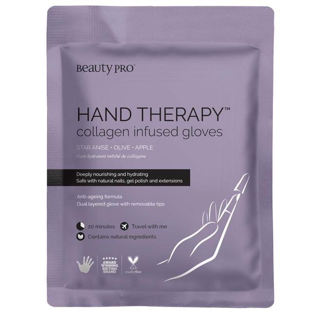 BeautyPro Handtherapie Kollagen infundiert Handschuh 22g
