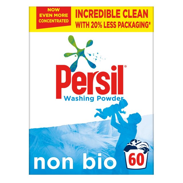 Persil Non Bio Detergente en Polvo 60 lavados 3,24kg 