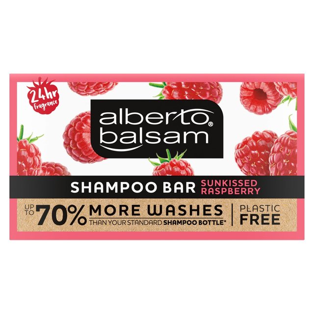 Alberto Balsam versunkener Himbeer -Shampoo Bar 75G