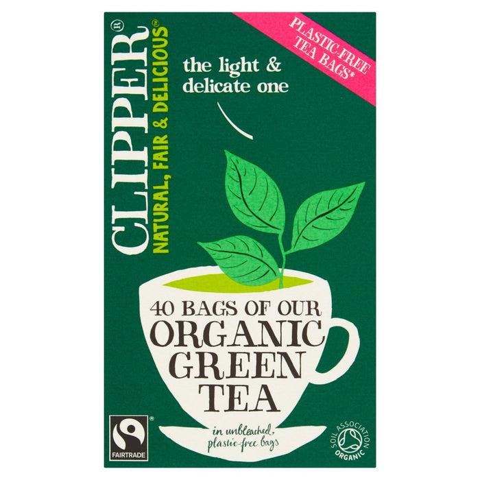 كليبر الشاي الأخضر العضوي و التجارة العادلة 40 لكل علبة