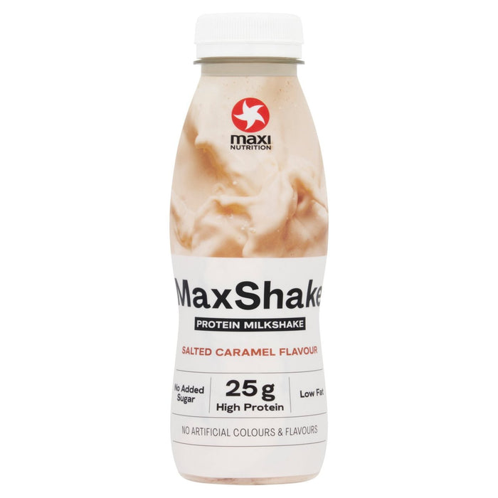 حليب بروتين الكراميل المملح ماكسي ماسل 330 مل