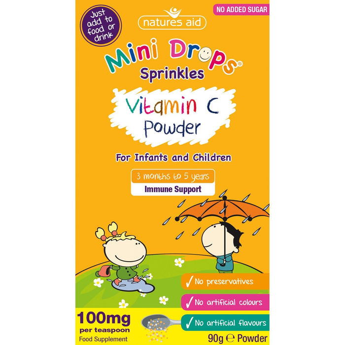 Natures Aid Mini Drops Vitamin C Sprinkles 90g