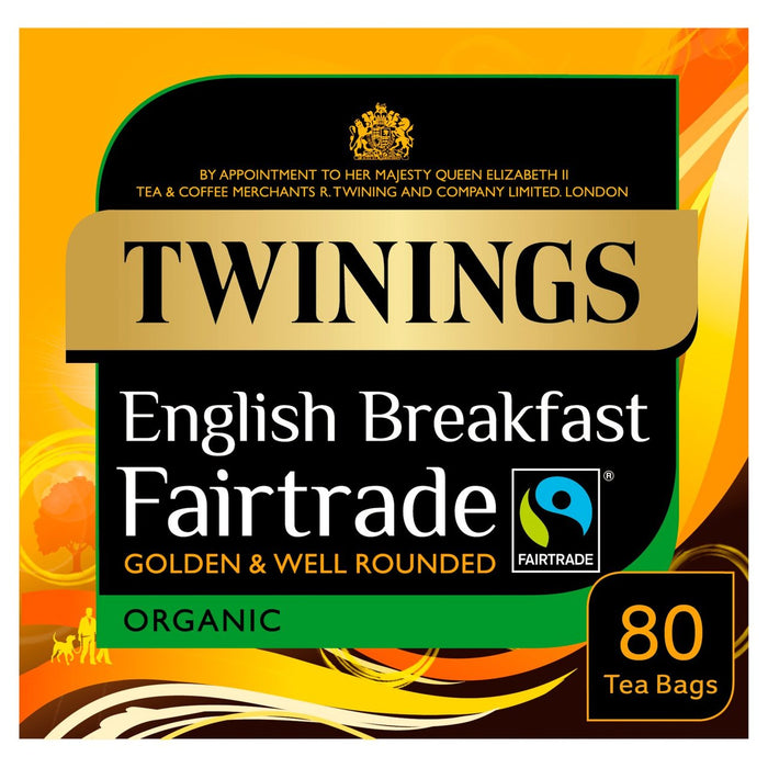 تويننجز، شاي الإفطار الإنجليزي العضوي، 80 كيس شاي
