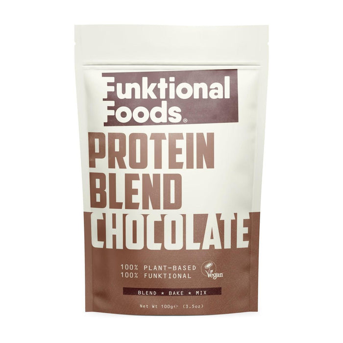 الأطعمة الوظيفية مسحوق البروتين النباتي بالشوكولاتة 100 جرام