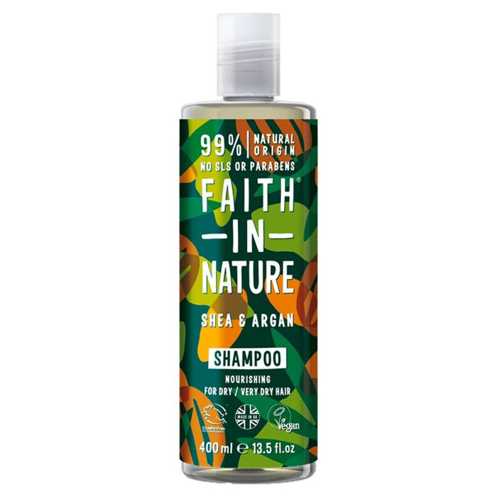 Faith in Nature Shea & Argan Shampoing 400ml