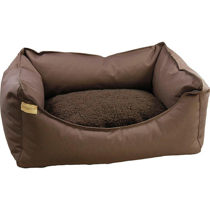 Earthbound Rectangular Removable Waterproof Bed Brown Small