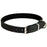 Earthbound Soft Country Leather Black Dog Collar Large (37-45cm)