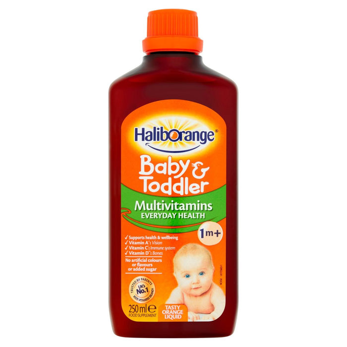 هاليبورانج سائل فيتامينات متعددة للأطفال والرضع من عمر 1 شهر فما فوق، 250 مل