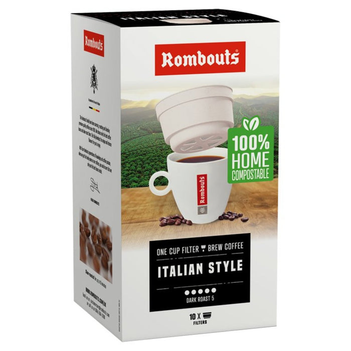 قهوة فلتر رومبوتس على الطراز الإيطالي قابلة للتحلل 10 × 1 في كل عبوة