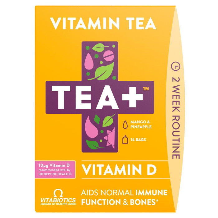 Thé + vitamine D thé vitamine 14 par paquet