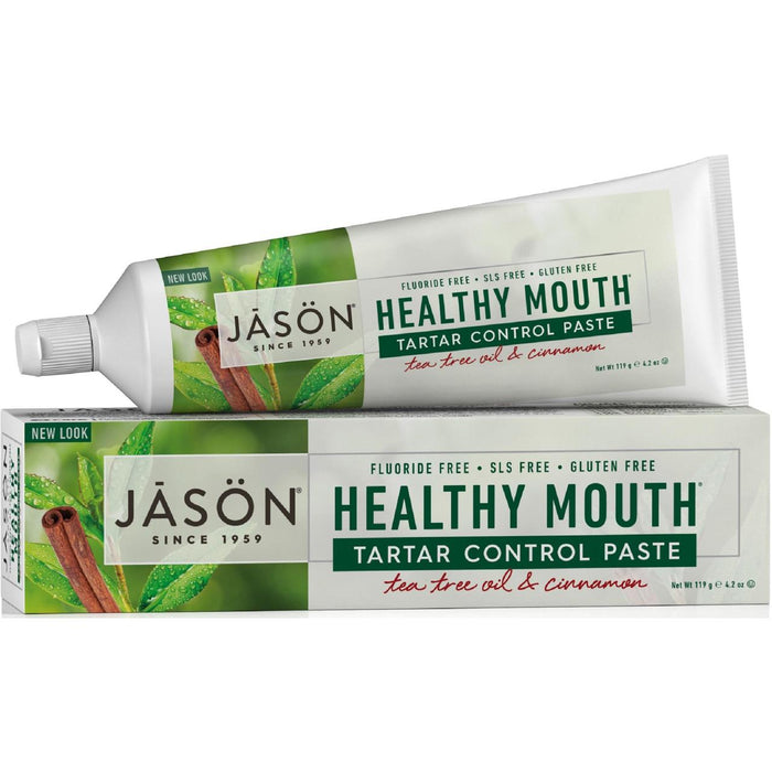معجون أسنان جيسون نباتي صحي للفم، 119 جرام