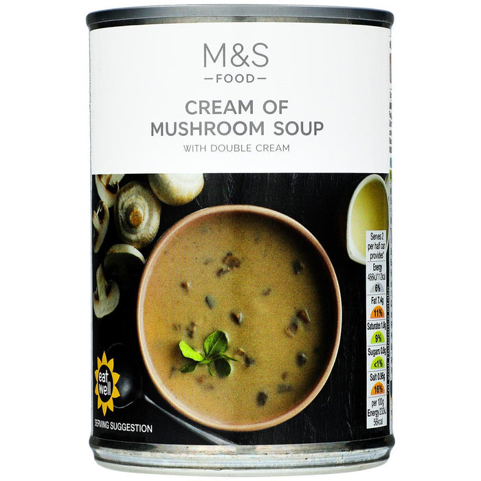 Crème M&S de soupe aux champignons 400g