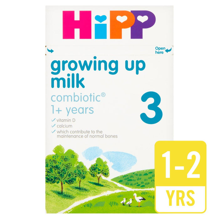 Hipp que crece la leche para bebés en polvo 600 g