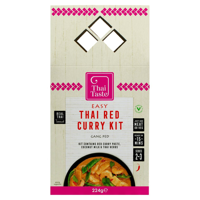 Kit de curry rojo tailandés Easy Taste 224g 
