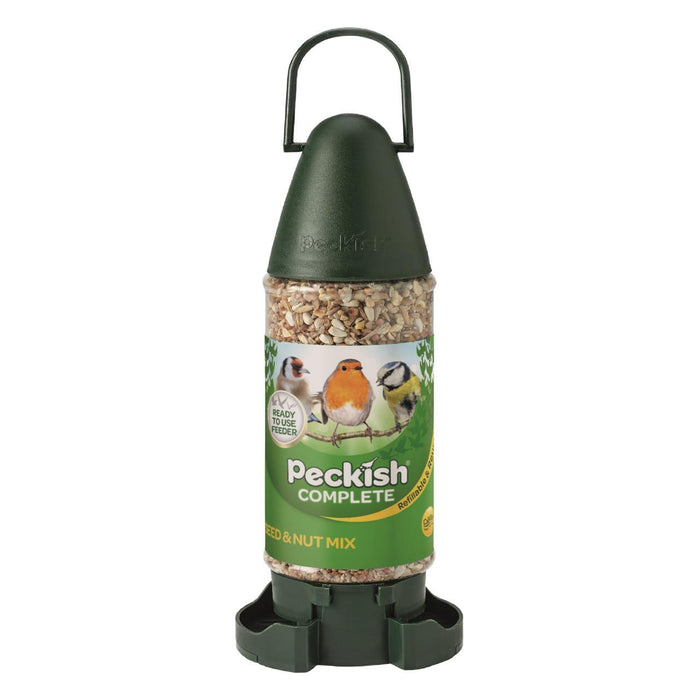 بيكيش - وحدة تغذية بذور الطيور كاملة جاهزة للاستخدام - 400 جرام