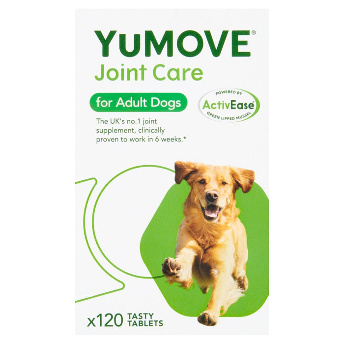 YuMOVE Dog مكمل ثلاثي المفعول للمفاصل، 120 قرصًا
