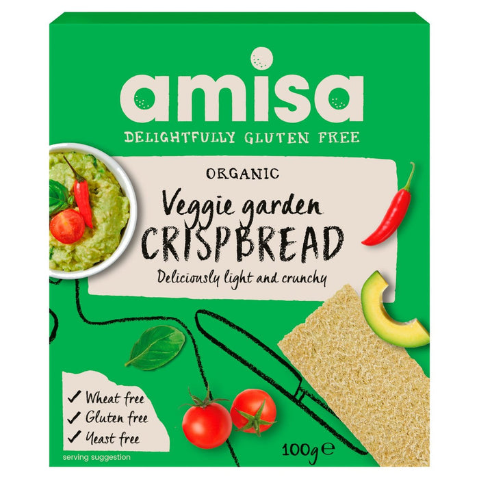 أميسا - خبز مقرمش نباتي عضوي خالي من الغلوتين 100 جرام