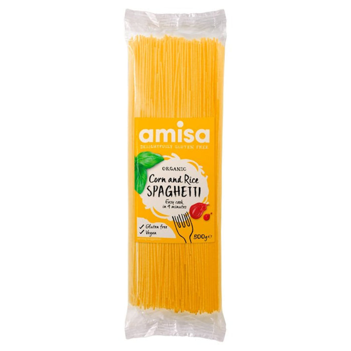 أميسا - معكرونة الذرة والأرز العضوية الخالية من الغلوتين 500 جرام