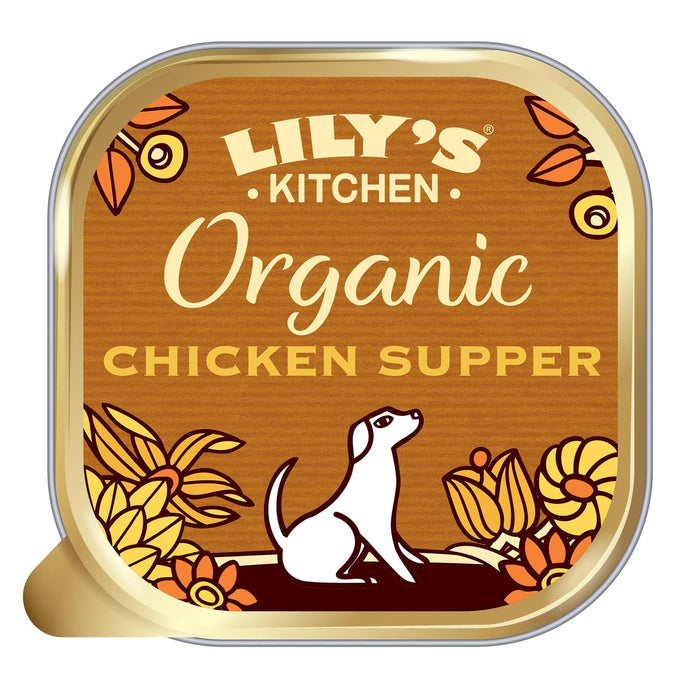 ليليز كيتشن الدجاج العضوي والعشاء الحنطة للكلاب 150 جرام