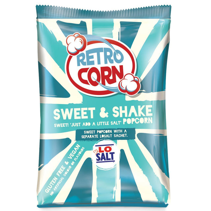 Retrocorn Sweet & Shake Popcorn Partage Bag 90G